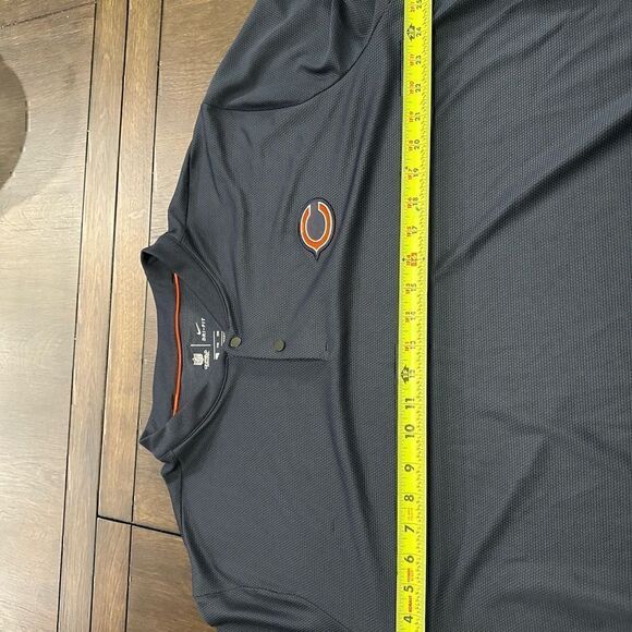 Nike DriFit XXL Chicago Bears NFL On Field Apparel Half Button Collarless Polo - Picture 6 of 7